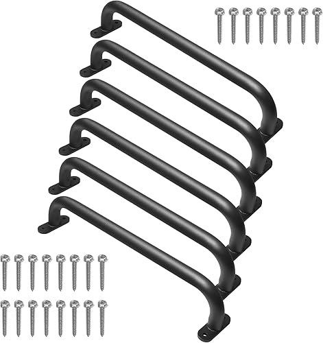 Miniatura 7 de Paquete de 4 manijas de metal de 17 pulgadas para patio de recreo, juego de manijas deslizantes, juegos de columpios, barras de agarre, barra de