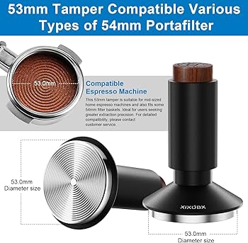 Amazon.com: XIXUBX 53mm Espresso Tamper & Magnetic WDT Tool