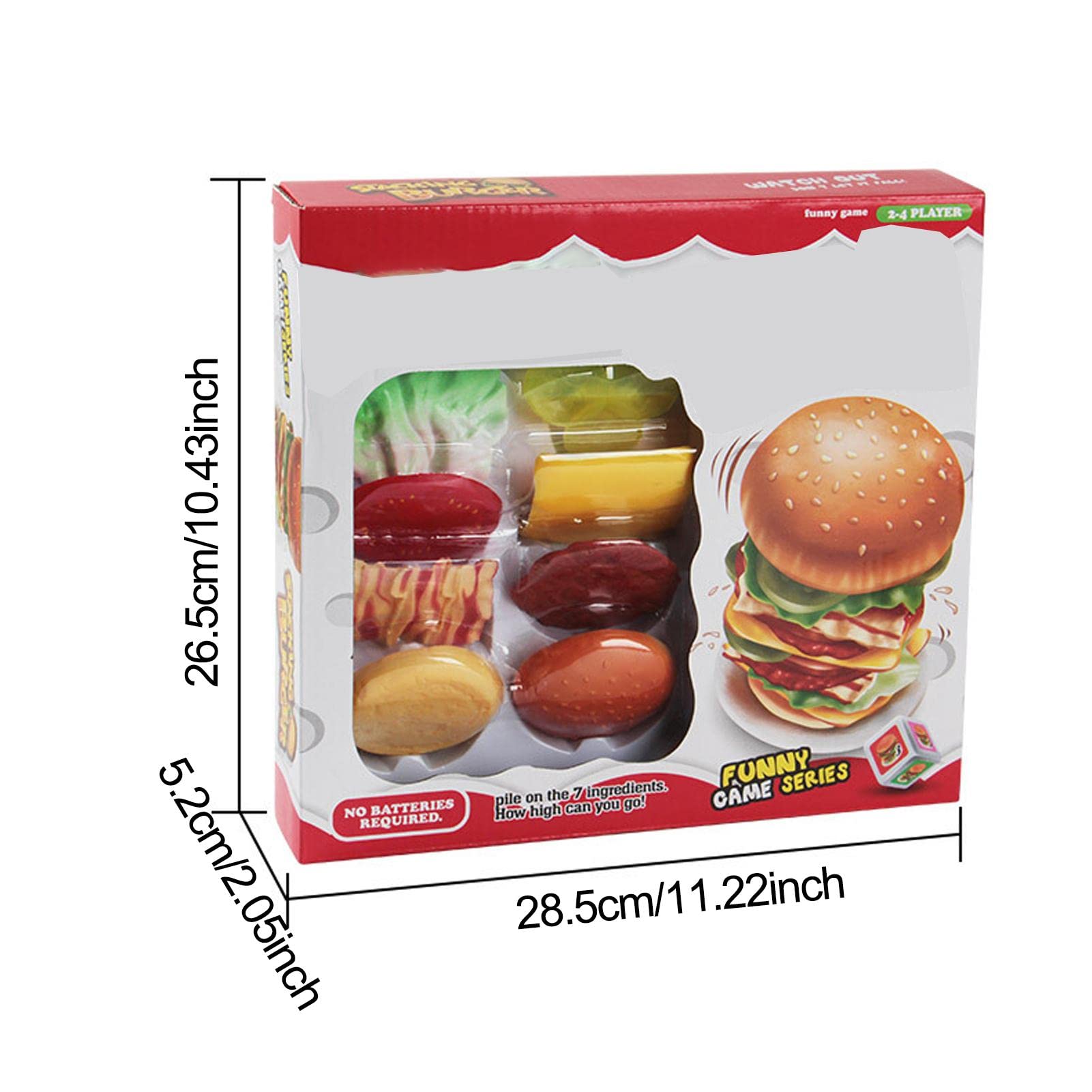 SEB BURGER クッキングトイ Amazon.co.jp: 2 幼児向けスタッキングおもちゃ - シミュレートされた