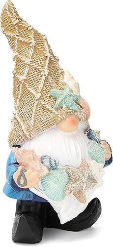 Miniatura 7 de Leekung Decoración de gnomos para patio, decoración de gnomos de jardín, gnomos de jardín, estatuas de jardín, estatuas de jardín, gnomos de océano,