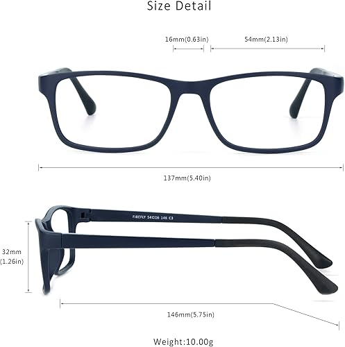 Miniatura 6 de LifeArt - Anteojos para hombres y mujeres, con bloqueo de luz azul, antifatiga ocular, para computadora, lectura, jugar, ver televisión, antirrayos