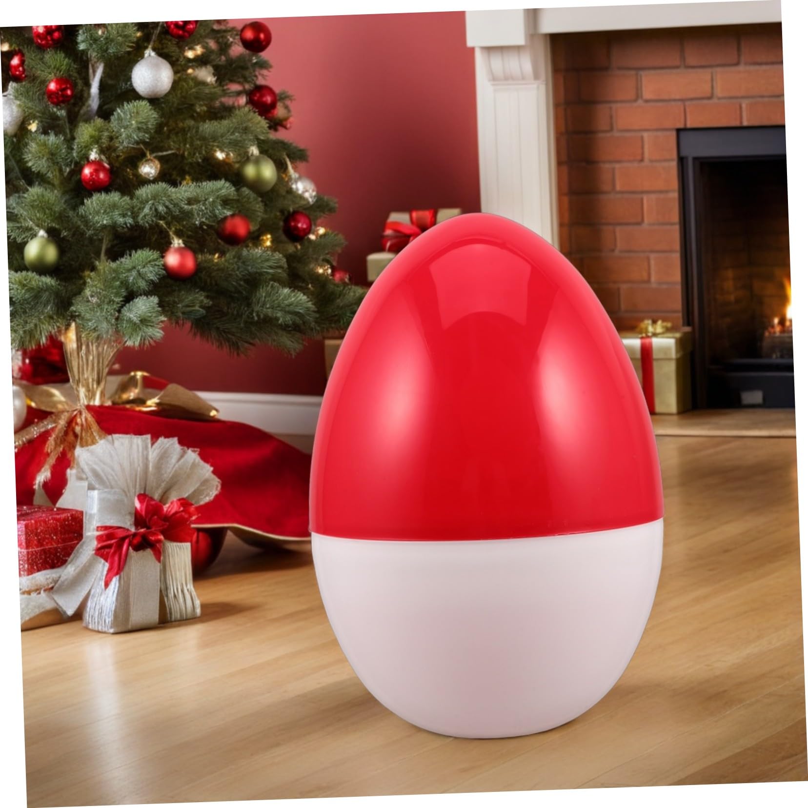 SHINEOFI Uovo di Pasqua in Riempibile Gigante Uovo Vuoto Fai da Te per Cestini e Bomboniere Pasquali Design Aperto Semplice da Riempire