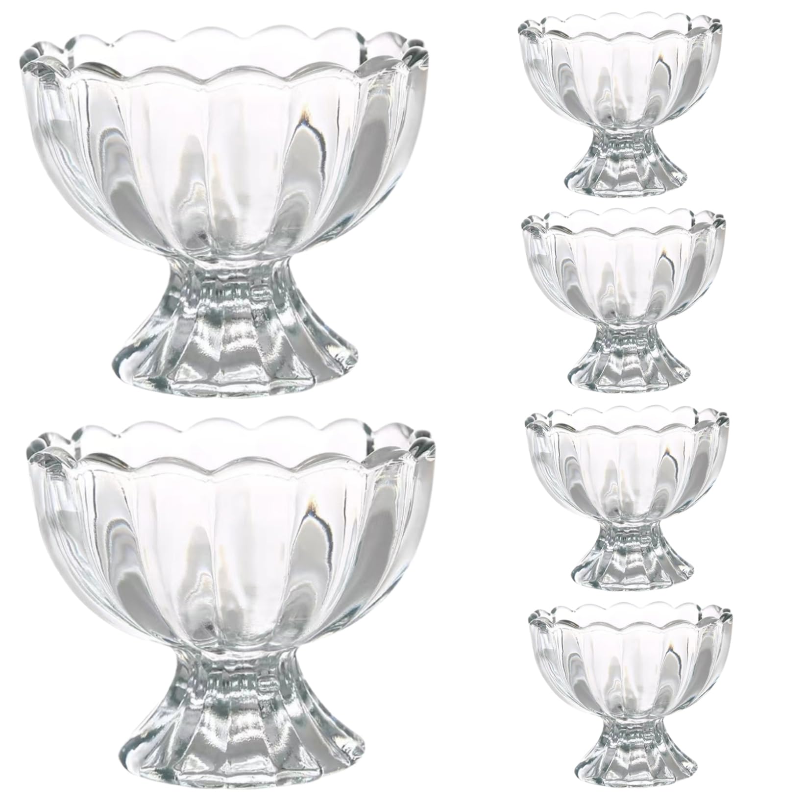 Bols de desserts en verre pour embellir vos tables de fête et vos goûters d'été