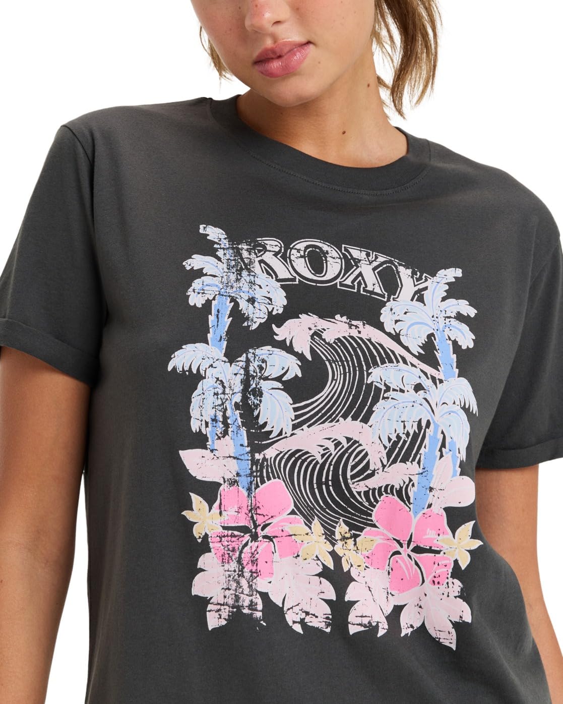 Roxy Oceanregular Poster Camiseta Mujer (Pack de 1)