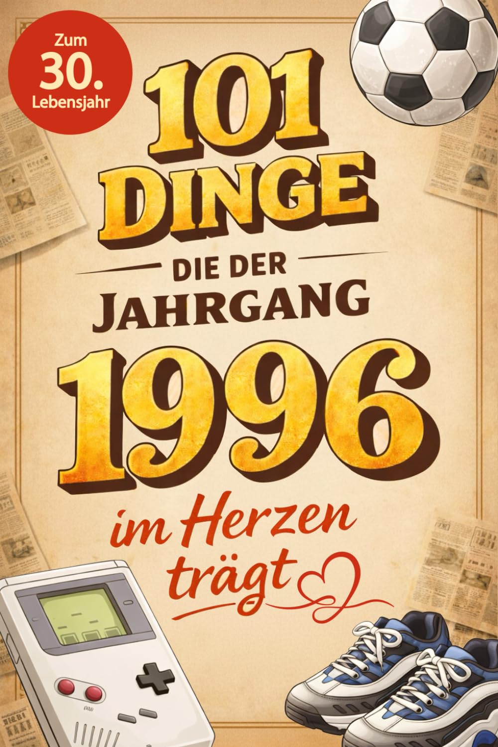 101 Dinge, die der Jahrgang 1996 im Herzen trägt: Eine nostalgische Zeitreise durch Kindheit und Jugend - Fakten, Momente und die schönsten Erinnerungen von damals