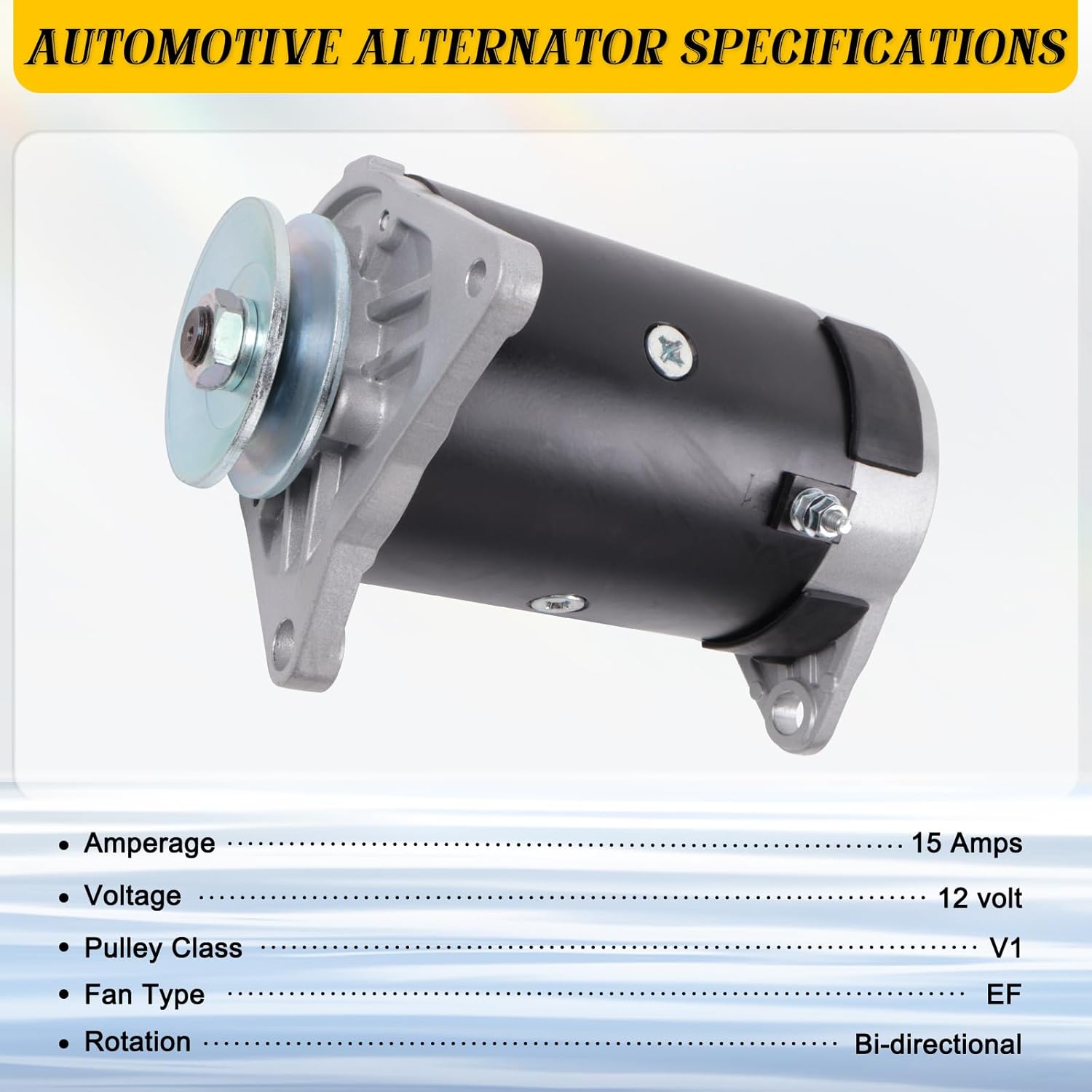 New Starter Generator Compatible with:1993-2015 EZ-GO Club Car Starter Generator Replacement for 114014010 GSB107-10C GSB107-10B GHI0003 420-44002 27065-G01 26993-G01 25533-G01 15423N 15423