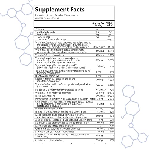 Miniatura 5 de DRUCKER Labs - Minerales líquidos orgánicos IntraMAX 2.0, multivitamínico líquido para hombres y mujeres, sin OMG, sin lácteos, sin gluten,