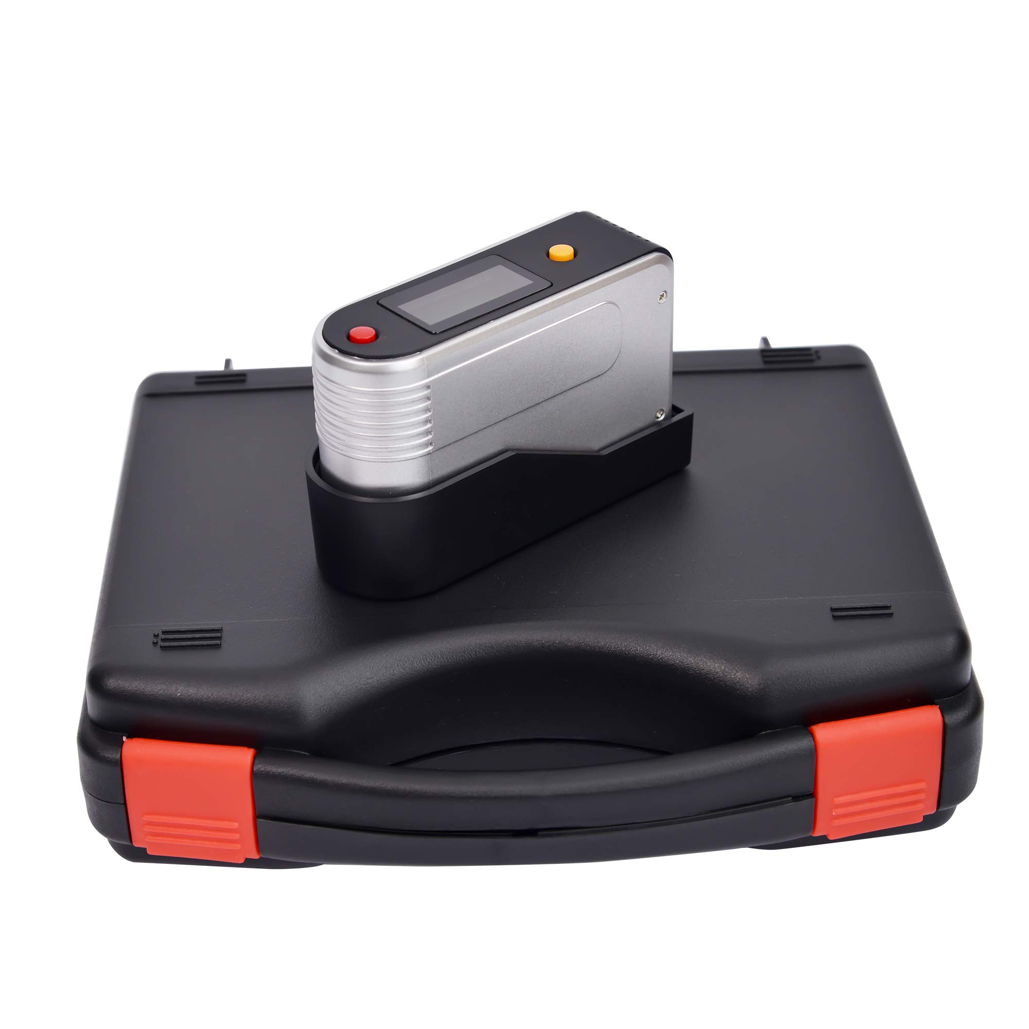 Medidor de brillo de 60 grados, medidor de brillo digital preciso portátil, medidor de brillo de superficie de pintura, medidor de brillo de calibración automática de 0-200 Gu de alta precisión para