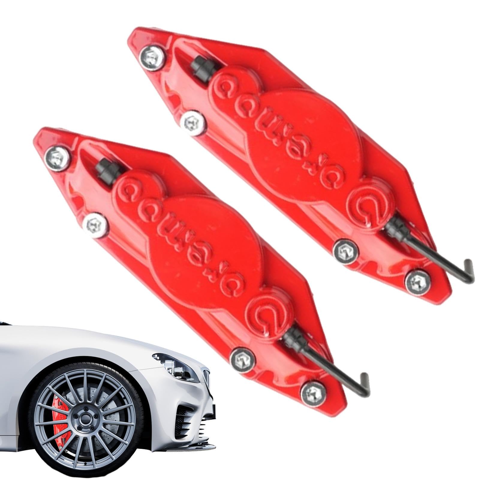 Cubiertas de pinza de freno de disco, cubierta de pinza de coche, decoración de piezas de repuesto, cubiertas de pinza de freno de disco de coche, accesorios delanteros y traseros para SUV