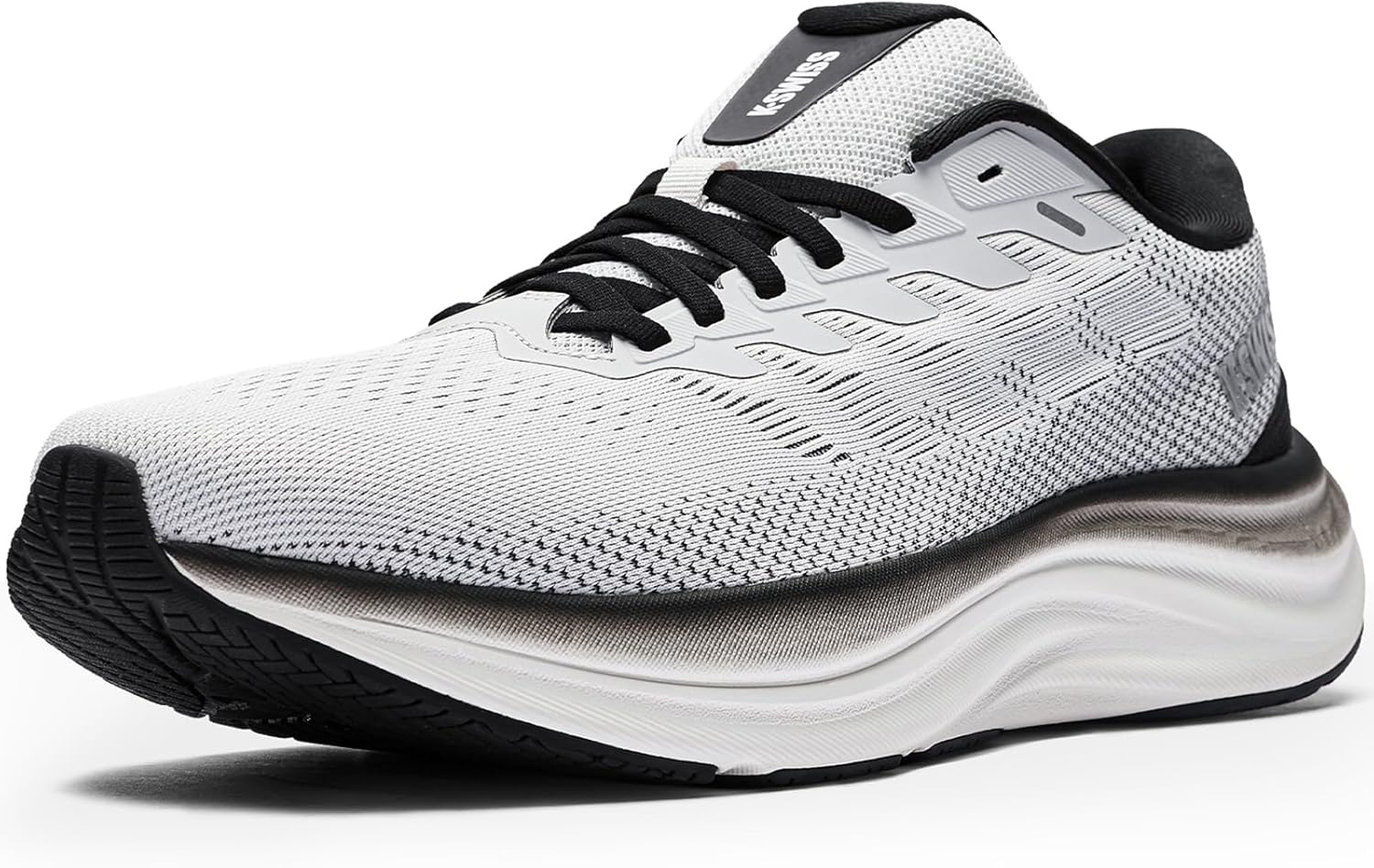 K-Swiss Men's Shadx Running Shoe - Cushioned Wide Lightweight Comfort Shoe Gym Walking Sneakers