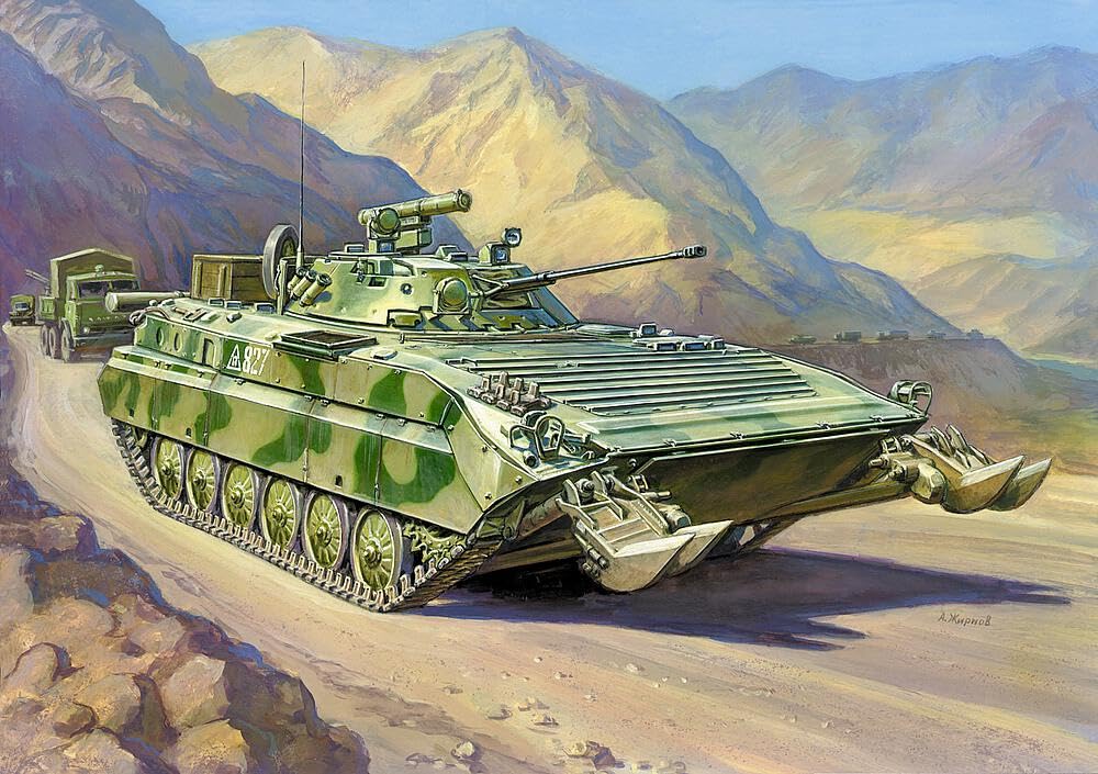 Amazon | ズベズダ 1/35 ロシア軍 BMP-2D ロシア歩兵戦闘車 プラモデル