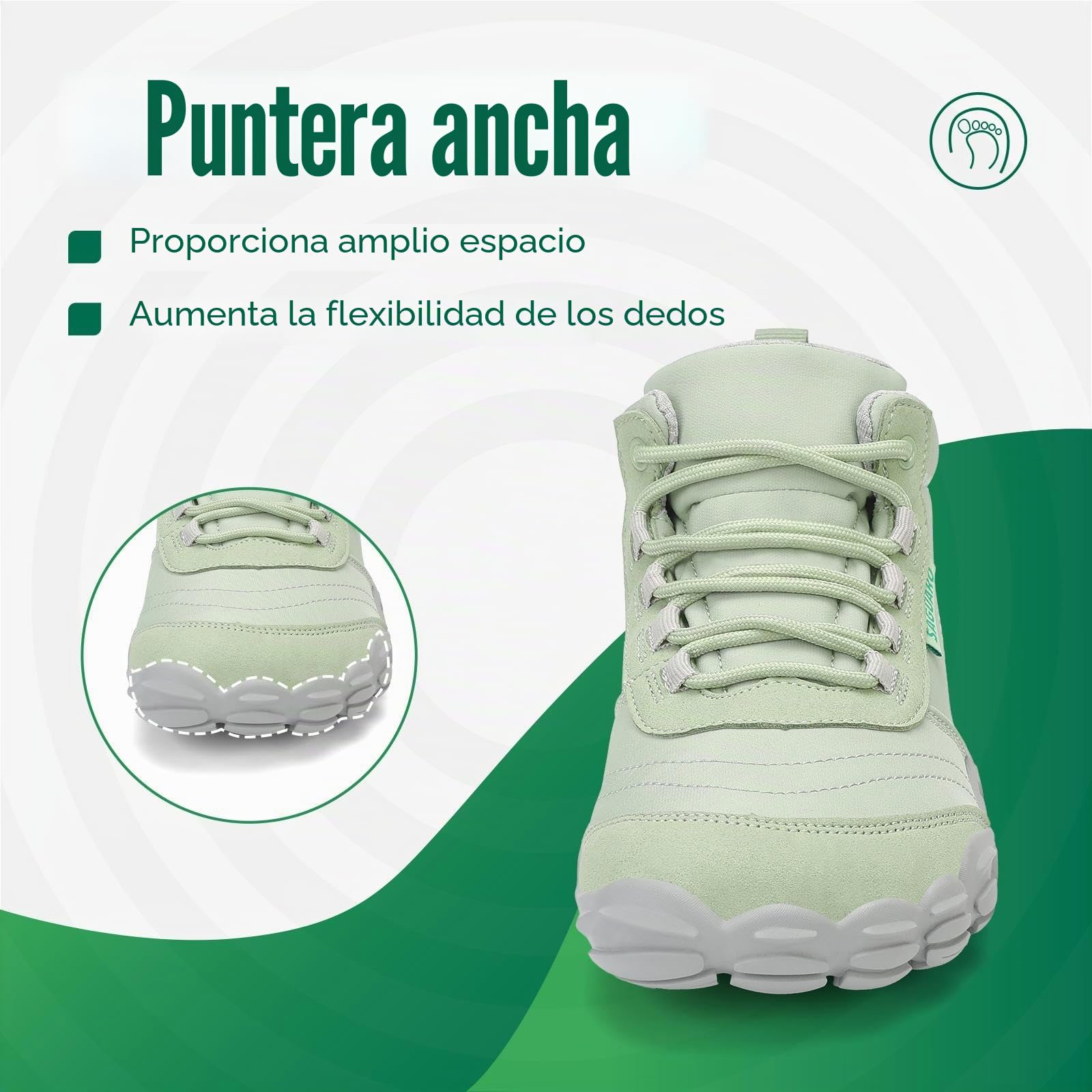 SAGUARO Zapatillas Barefoot Hombre Zapatillas Minimalistas Mujer Zapatillas de Trail Running Antideslizantes Zapatos Barefoot Calzado Descalzo con Suela Zero Drop, EU Gr.36-48