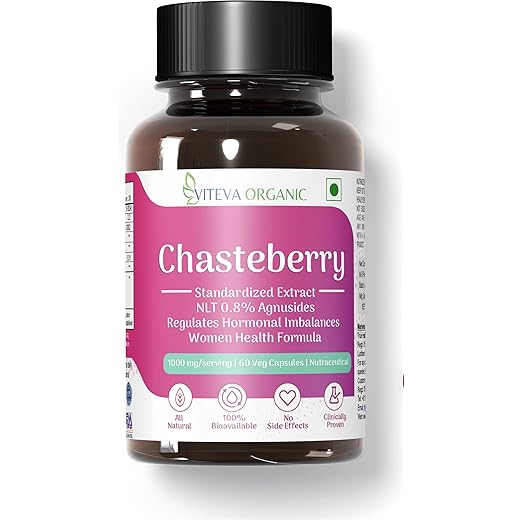 Chasteberry Hormonal Balance 500mg 60 Veg Capsules