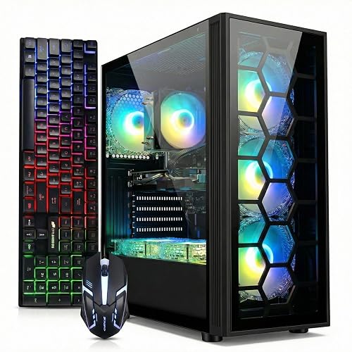 STGAubron Gaming PC Desktop Intel Core i7 RTX 3050