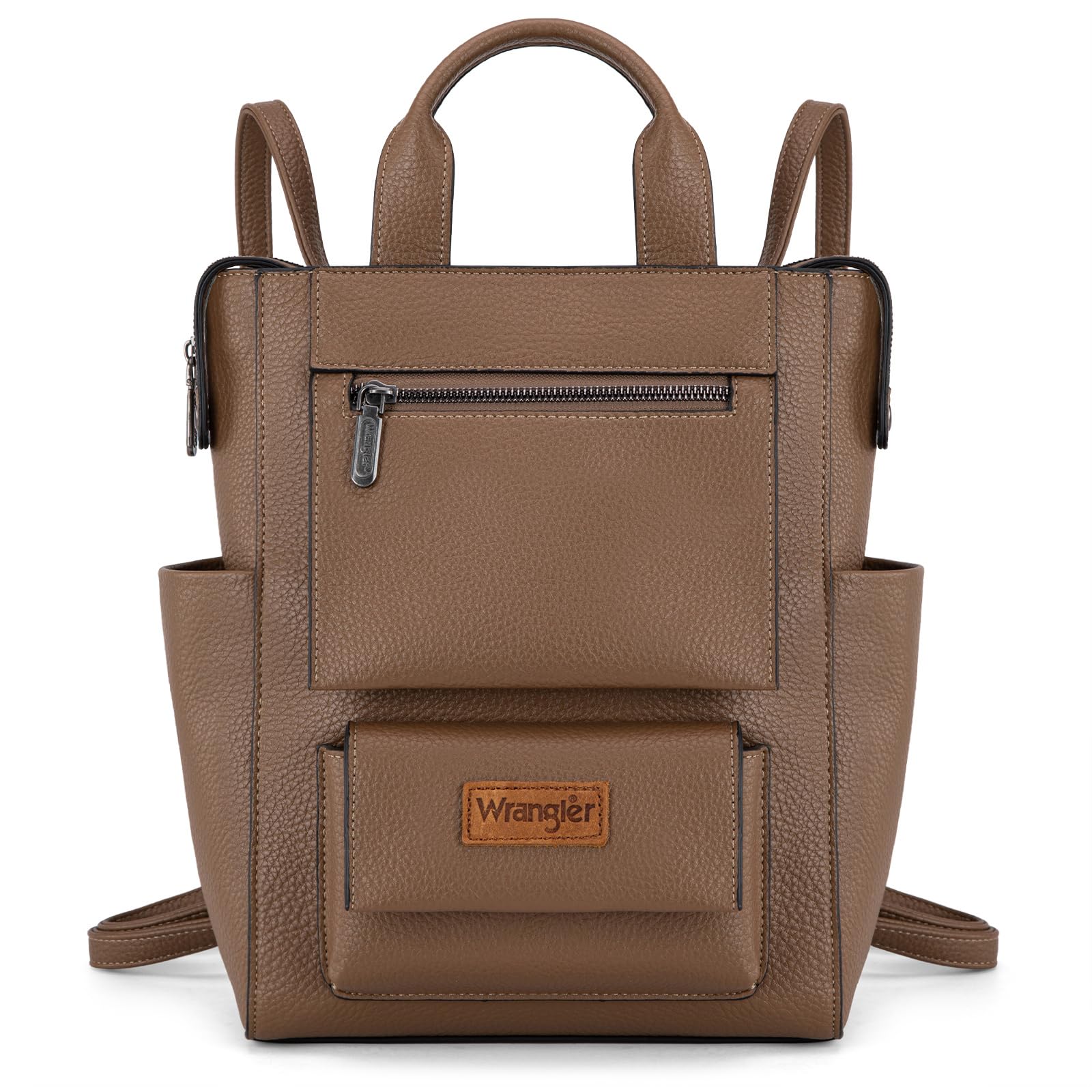 Montana West Wrangler Backpack Purse for Women Vegan Leather Fashion Anti Theft Convertible Backpack with Adjustable Strap