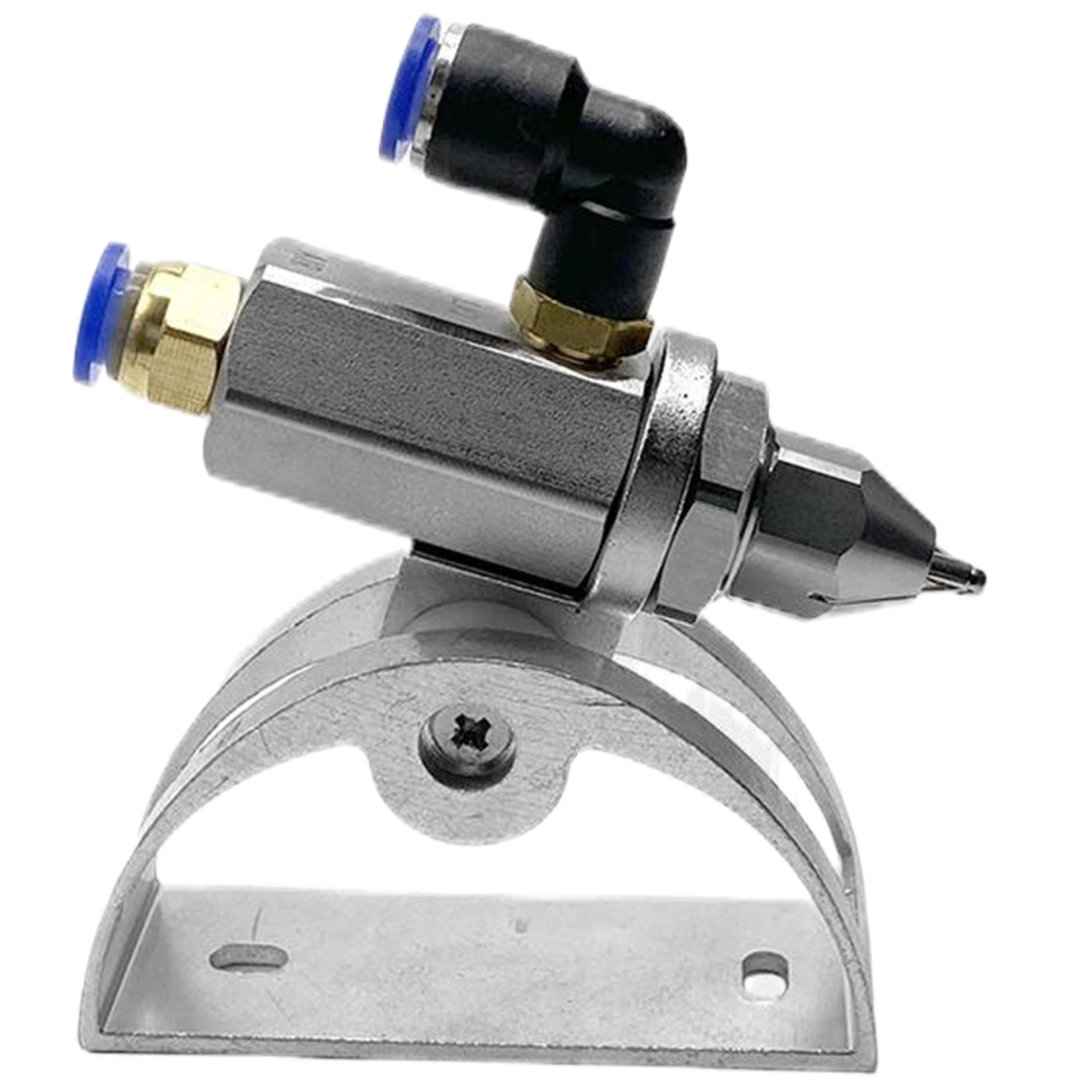 Ultrasonic Atomization Nozzle 304 Stainless Steel Air Atomizer Spray Nozzle 30 Degree Air Atomizer for Educeing Fugitive Dust, Humidifying, Lubricating, Cleaning Sink Wrench Faucet Tool