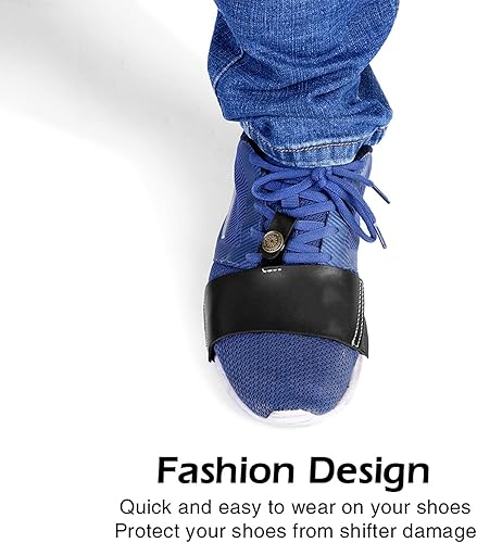 Miniatura 5 de Qiilu Funda protectora universal para botas de cambio de motocicleta, Negro -