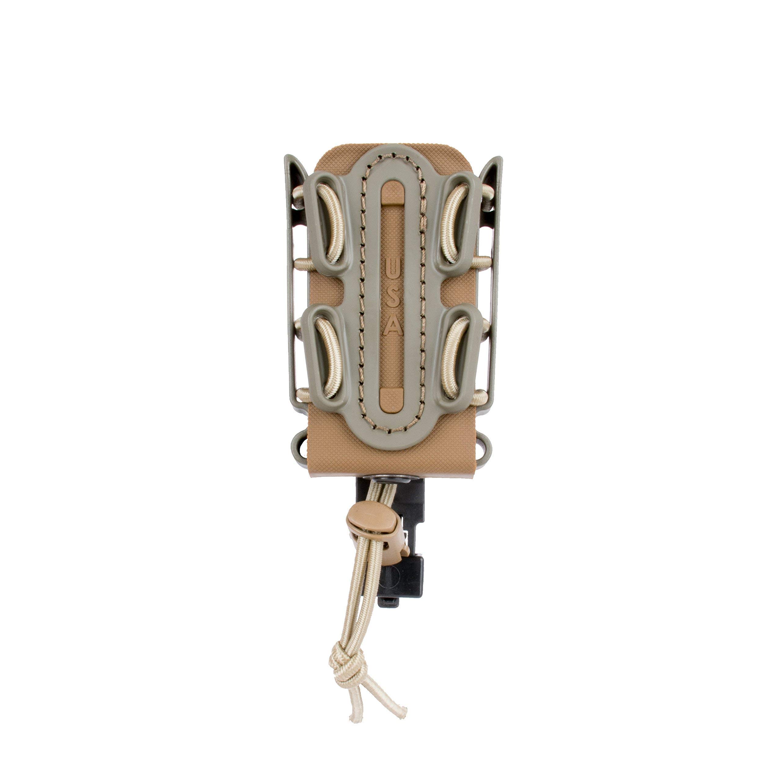 Soft Shell Scorpion -Short- Pistol Mag Carrier with P1 molle/Stacking Clip