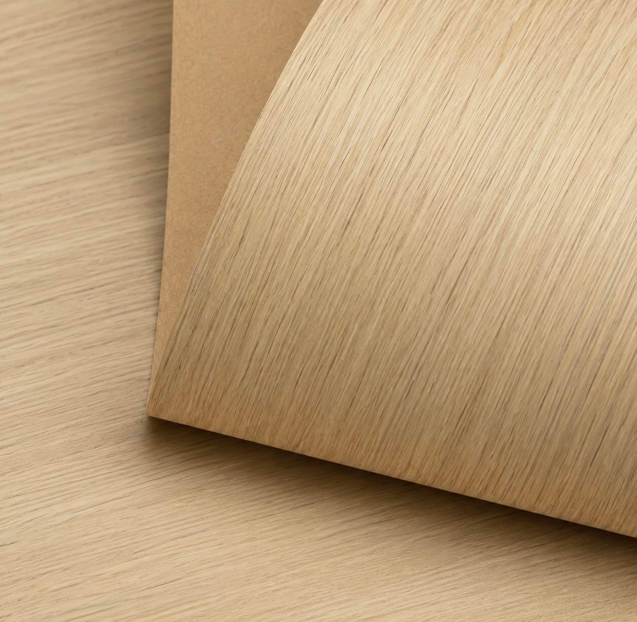 Edge Supply White Oak Wood Veneer Sheet Rift Cut, 24” x 48”, Non Glued, 10 mil Paper Back, “A” Grade Veneer Face – Easy to Apply Oak Veneer Sheet – Veneer Sheets for Restoration of Furniture