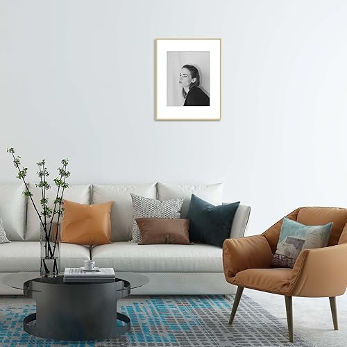 Vista 331 de Golden State Art - Portarretratos de aluminio de 18 x 24 pulgadas - con paspartú para fotos de 16 x 20 pulgadas o sin paspartú para póster de 18 x