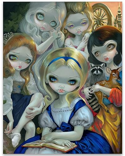 Strangeling Alice And The Bouguereau Princesses - Gothic Alice in