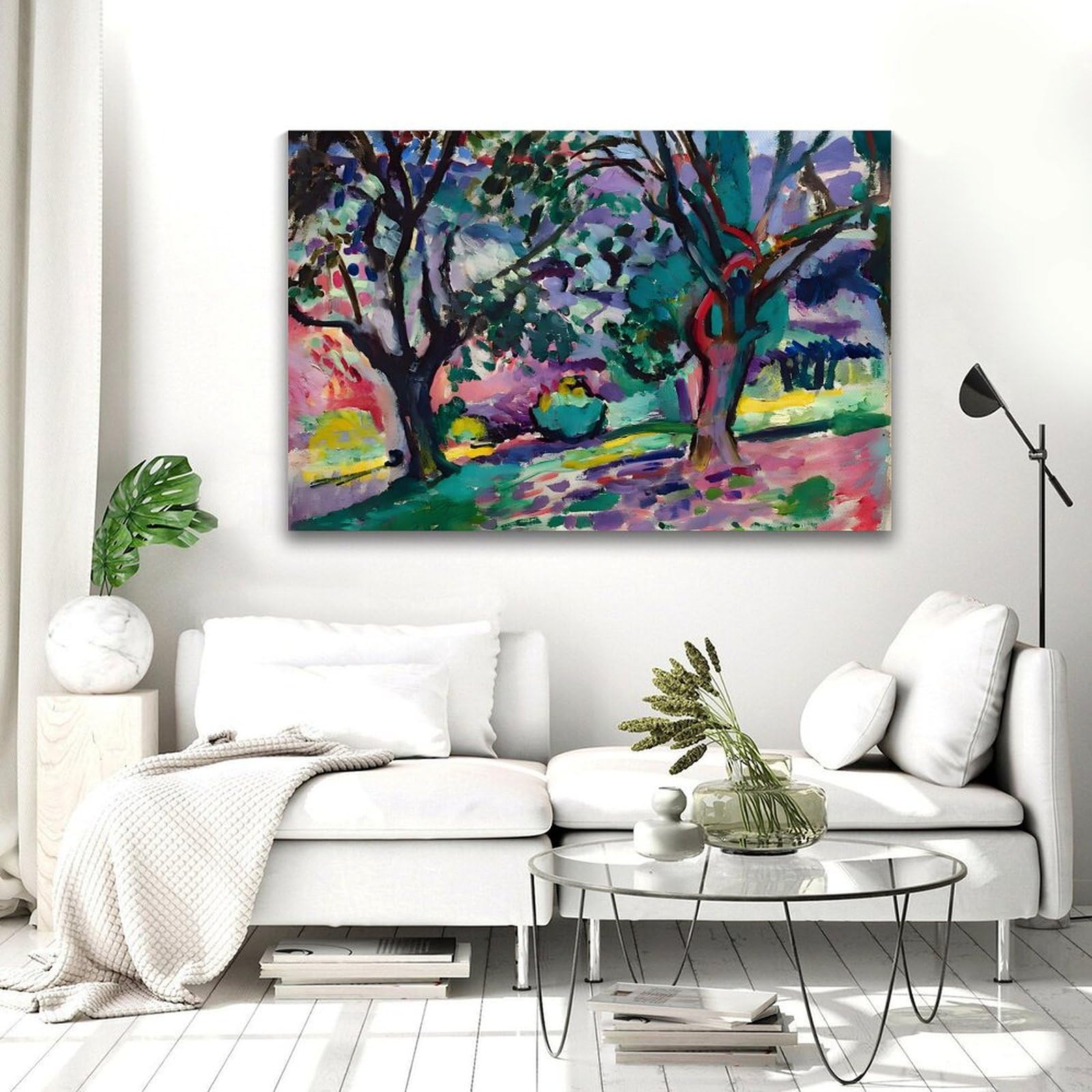 Amazon.co.jp: アンリ・マティスのオリーブの木ポスター 1906 年