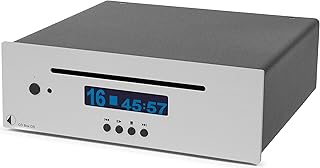 Pro-Ject CD Box DS, High End Audio CD Player with 24bit/192kHz Burr Brown DAC (Silver)
