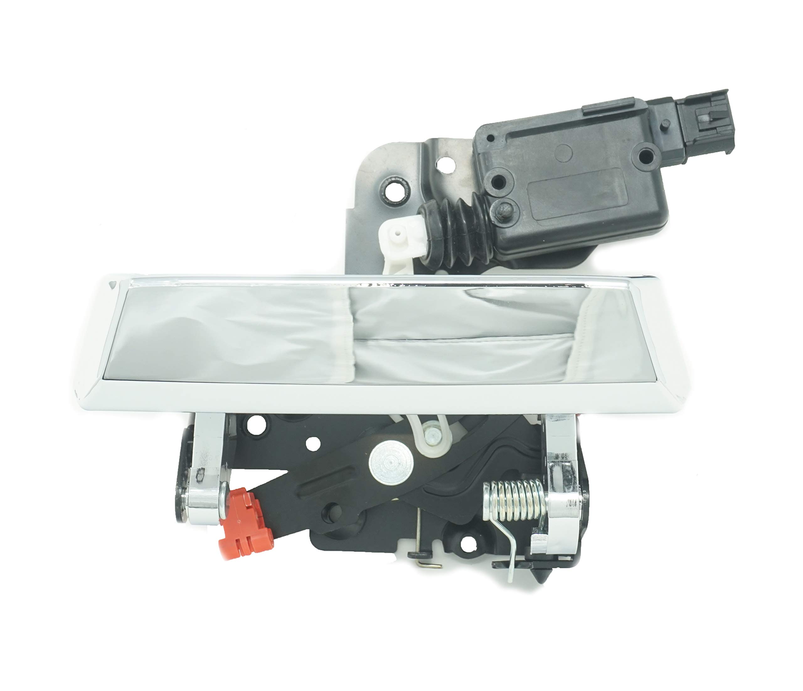 Tailgate Handle with Power Switch Chrome Compatible with 2007-2013 Avalanche 1500 Escalade EXT Replaces # 25790725, GM1915128