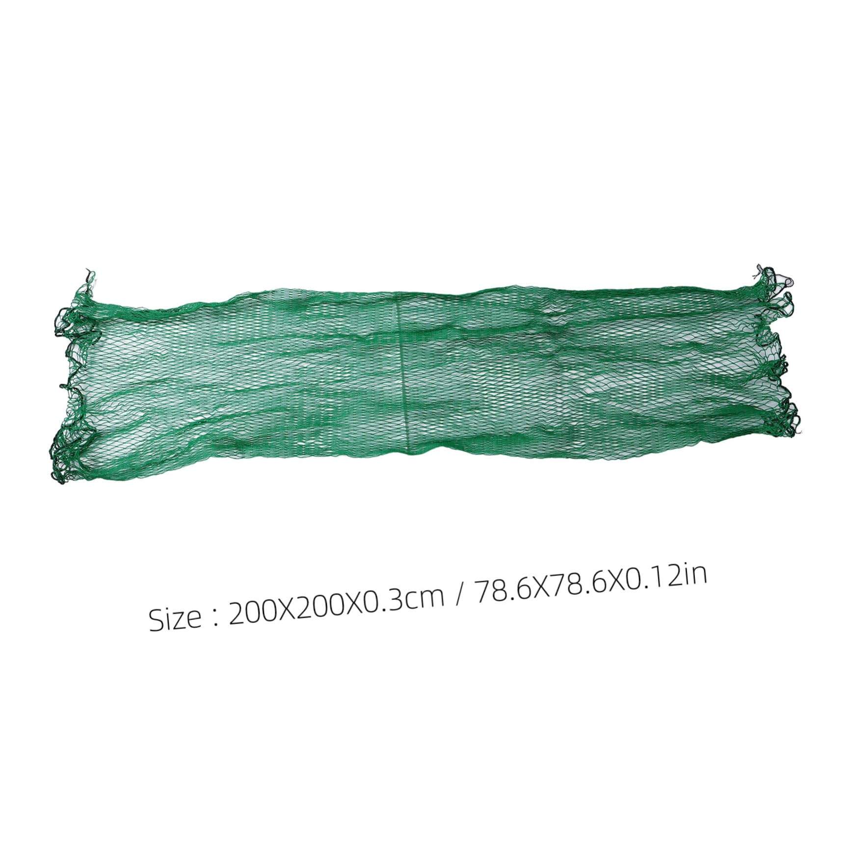 Toyvian Heavy Duty Golf Practice Net 2m x 2m Green Hdpe Material Portable Hitting Net for Backyard