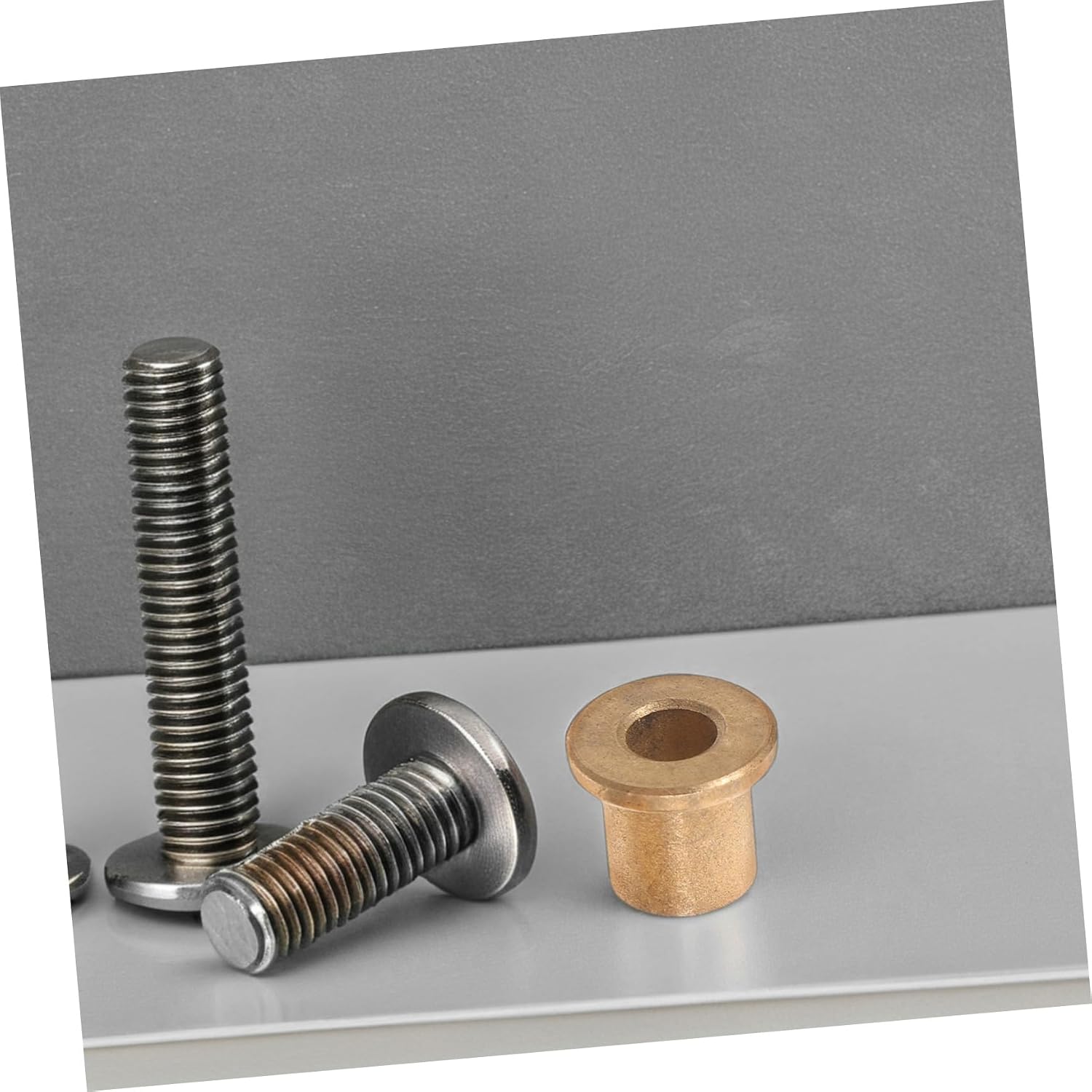 BESTOYARD 6pcs Flanged Sleeve Bearing Assembly for Industrial Equipment Copper Construction for Noise Reduction and Heat Management Design for High-Load Machinery