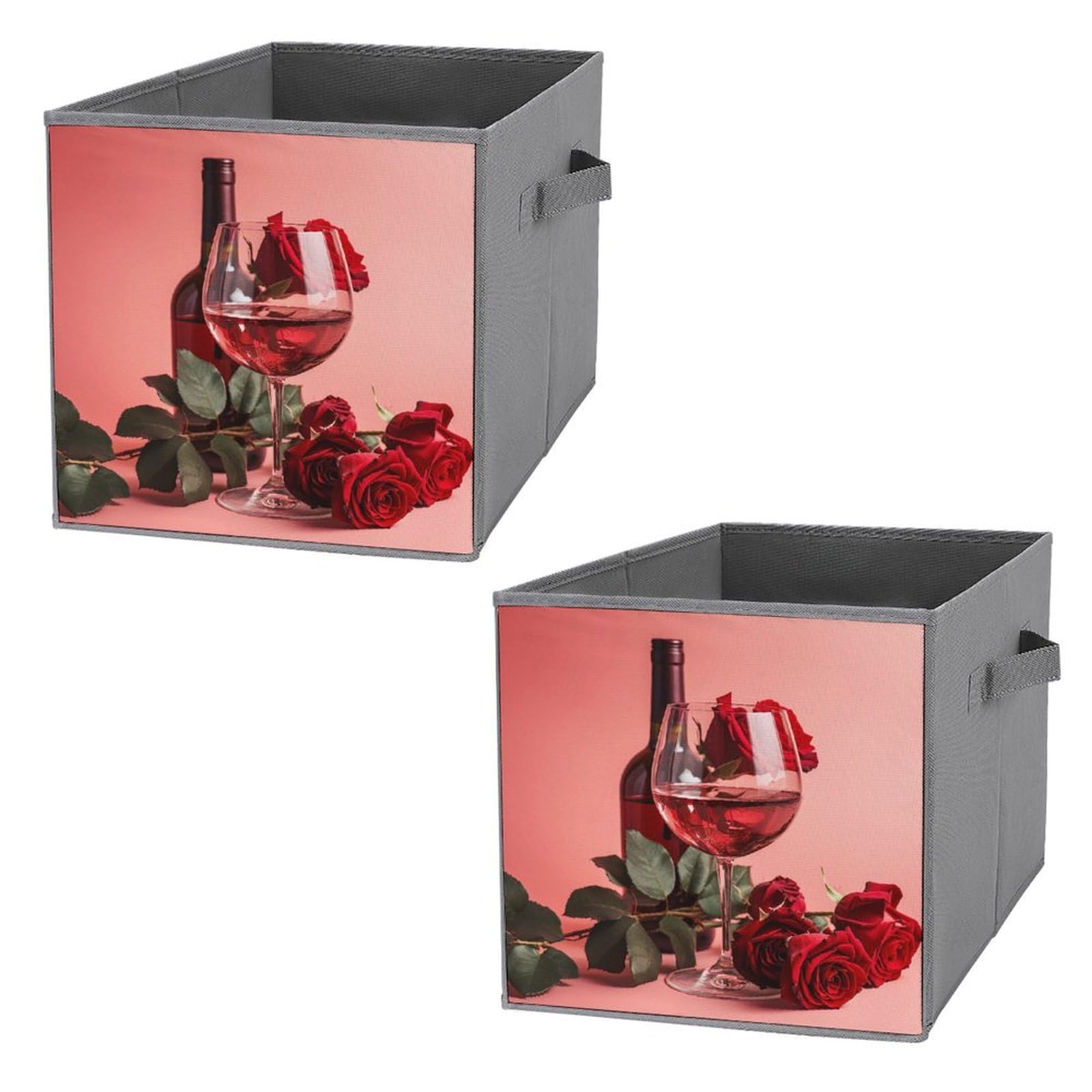 Boîtes de rangement pliables pour étagères et placards en tissu résistant