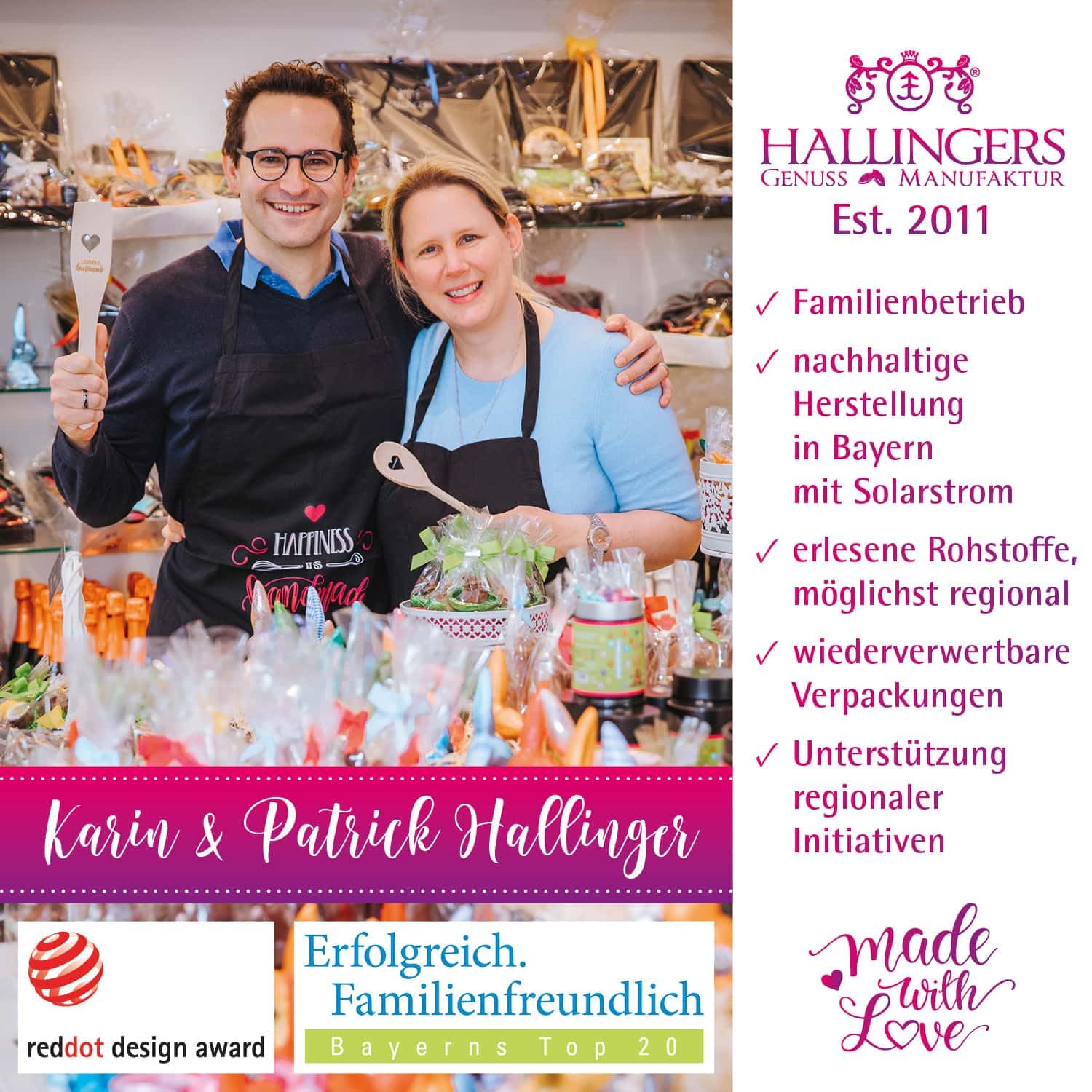 Hallingers Genuss Manufaktur Feinkost Oster-Geschenk-Set - XXL-Geschenkkorb "Easter Box orange" großes Osternest mit 90 Pralinen-Ostereiern mit & ohne Alkohol, Ostern Körbchen für Frauen Männer