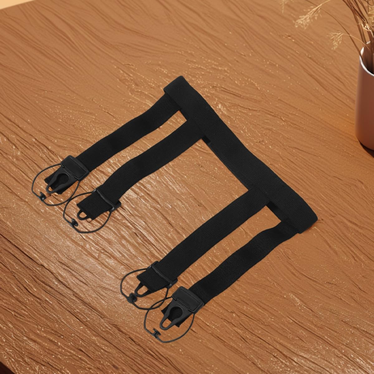 Verstellbarer Eishockey Torwart Strumpfgürtel aus Polyester mit Einfachem Clip Design und Sicherem Halt für Trainingseinheiten und Spiele