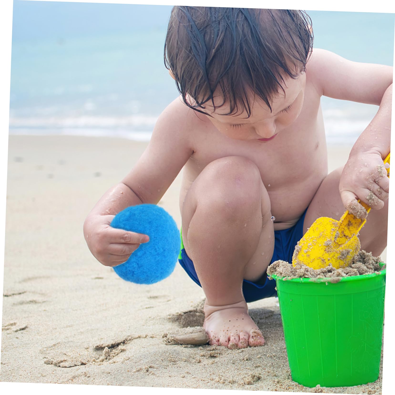 BESPORTBLE Pool Playthings 50pcs Balls Beach Interactive Toys Reflex Enhancer for Boys and Girls' Outdoor Activities