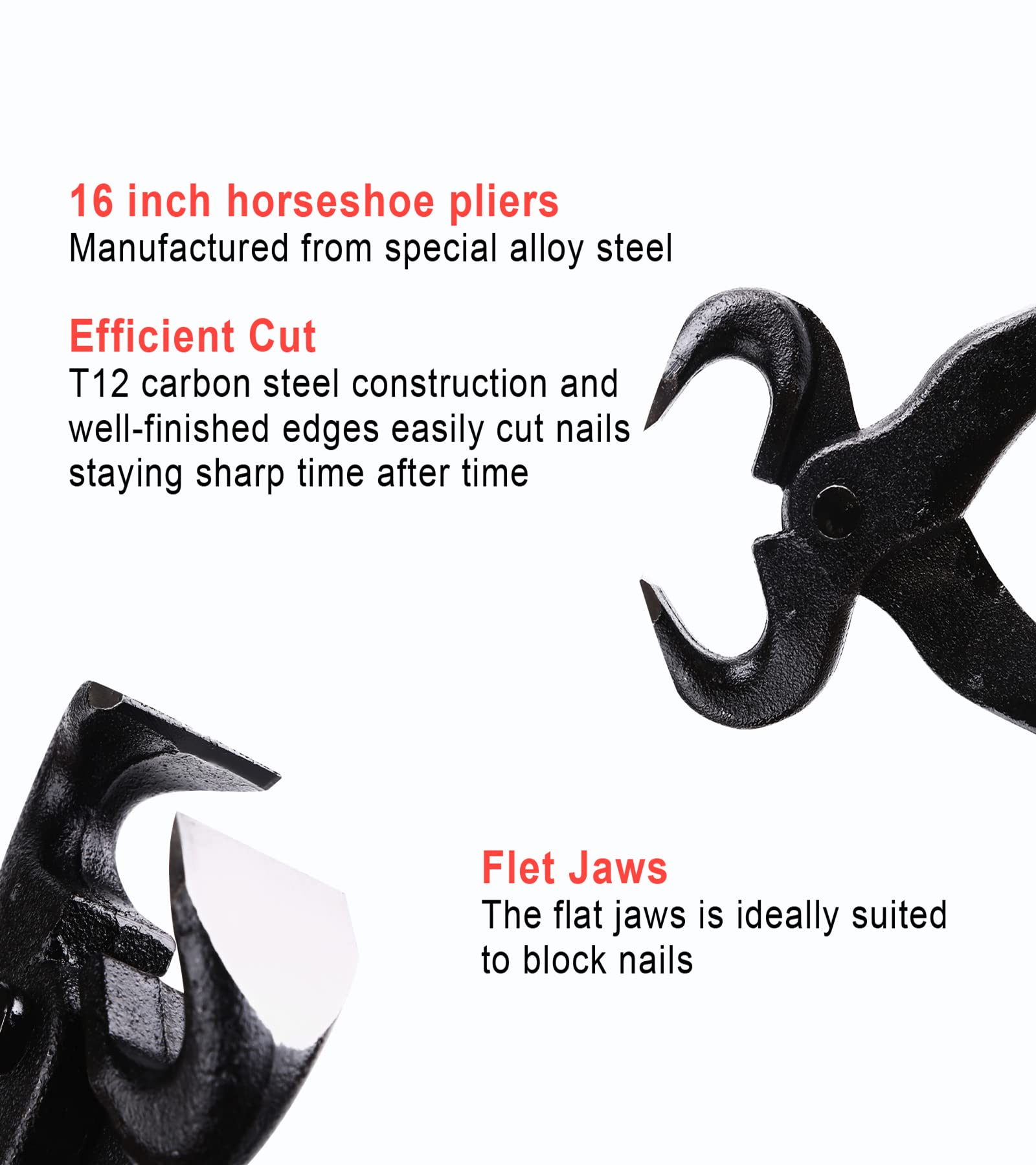 Buy Ueemph Farrier Tools 16inch,Horseshoe Pliers Tool for Horses,Rasp