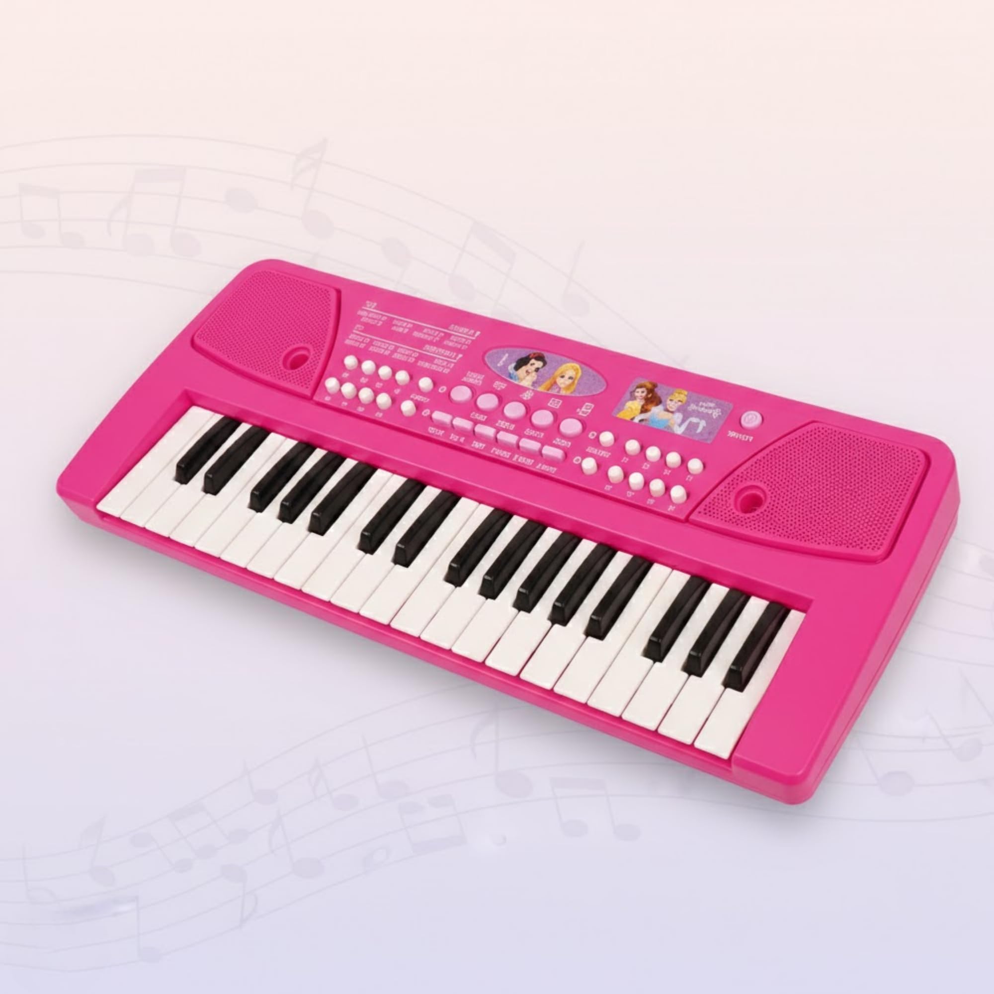 Kriiddaank Princess Keyboard Piano 400 - Battery Operated, Musical Note Sounds, Portable and Early Leaning for Kids | Fun & Educational Toy for Kids | Safe, Engaging & Interactive Play-image-10