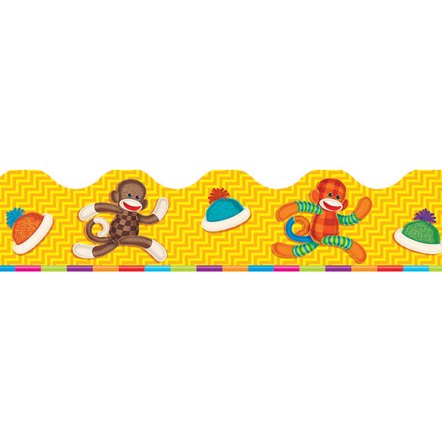 TREND enterprises, Inc. Sock Monkeys Terrific Trimmers, 39 ft