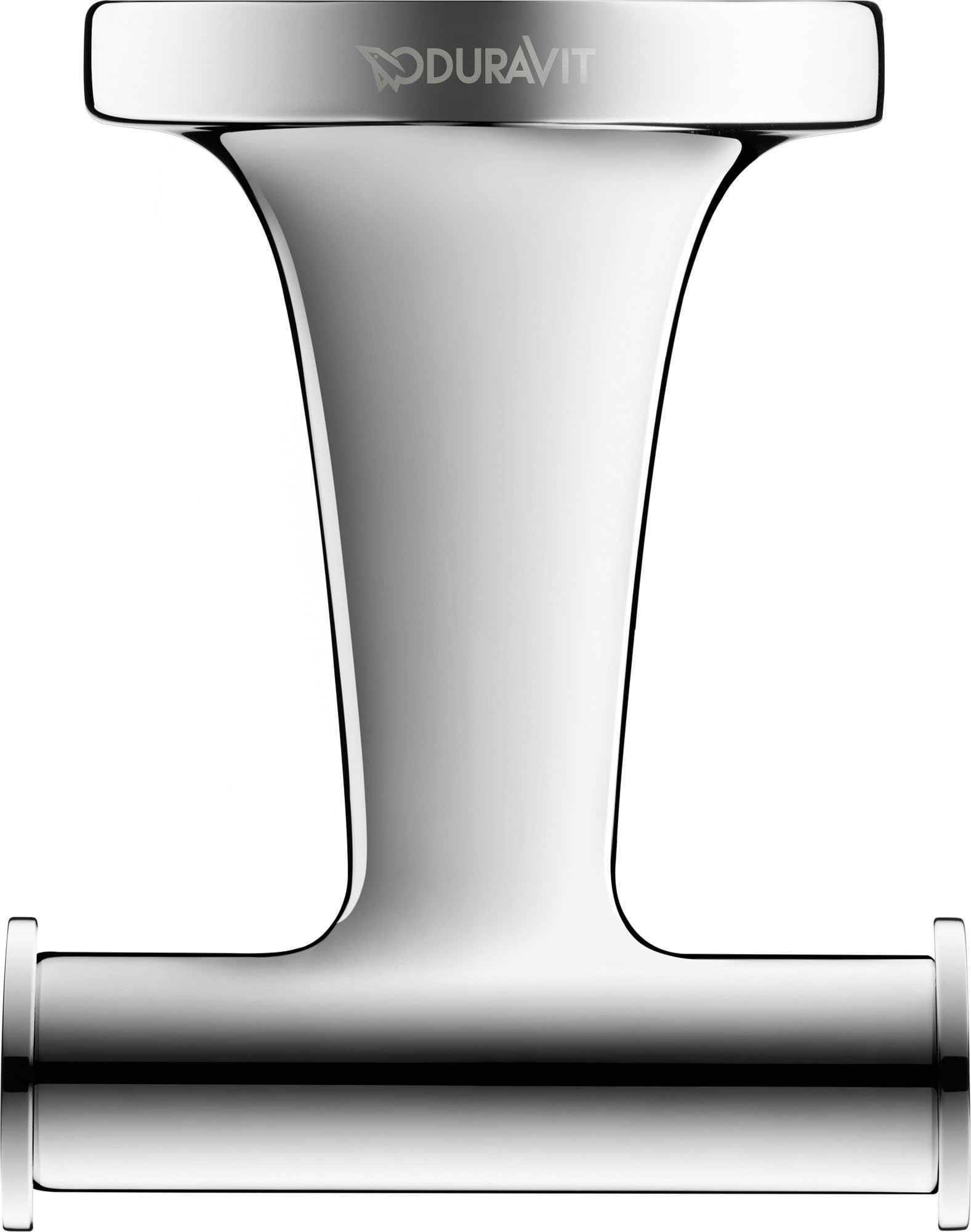 Duravit Chrome Starck T Double Towel Hook Wall Mounted One Size