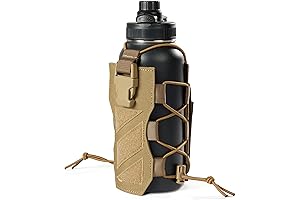 OneTigris MOLLE Tactical Water Bottle Holster for Outdoor Sports and Adventures