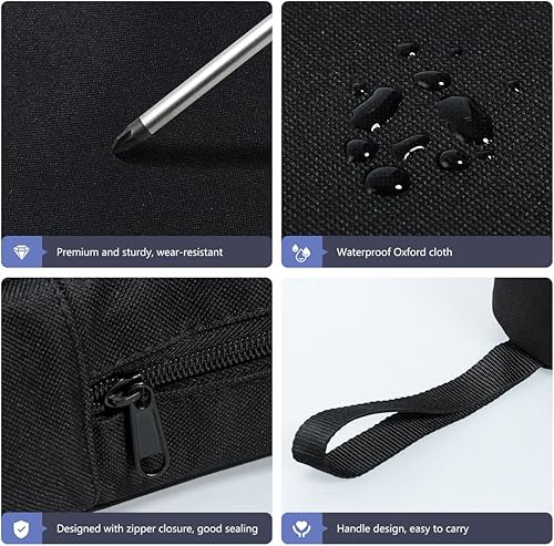 Miniatura 4 de Hemoton Bolsa de sartén de hierro fundido, bolsa de chef resistente, para acampar al aire libre, utensilios de cocina, organizadores de