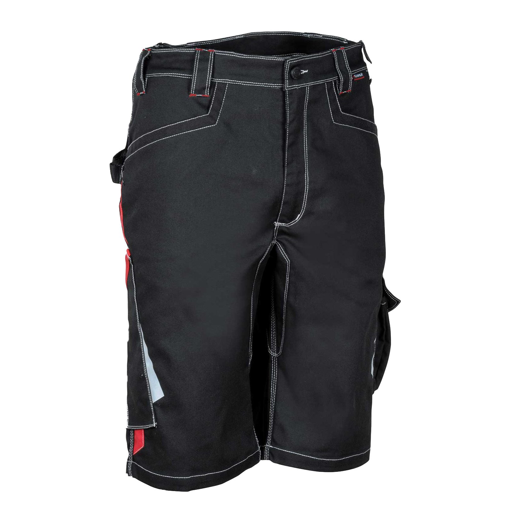 Cofra V489-0-05.Z48 Corrientes Short , Noir/Rouge , Taille 48