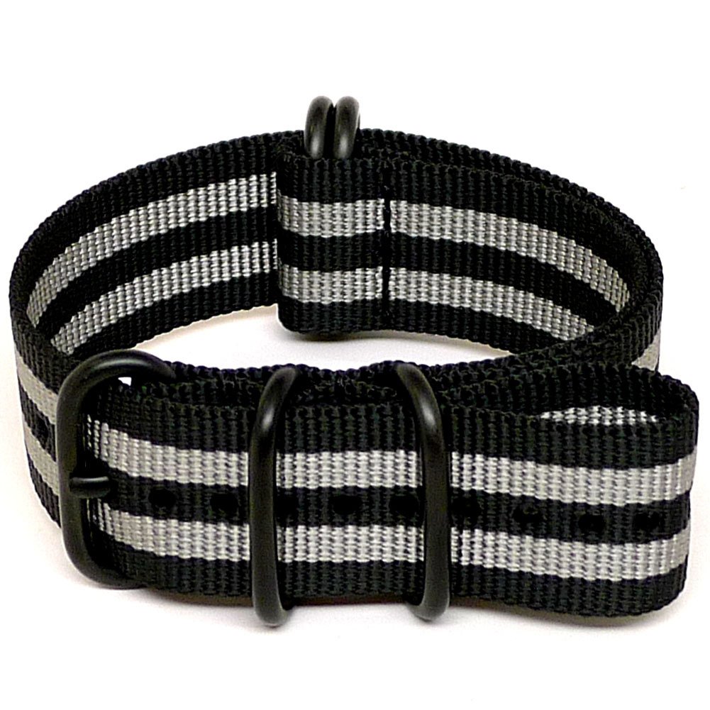Da LucaBallistic Nylon Military Watch Strap (PVD Buckle) 18mm 20mm 22mm 24mm 26mm