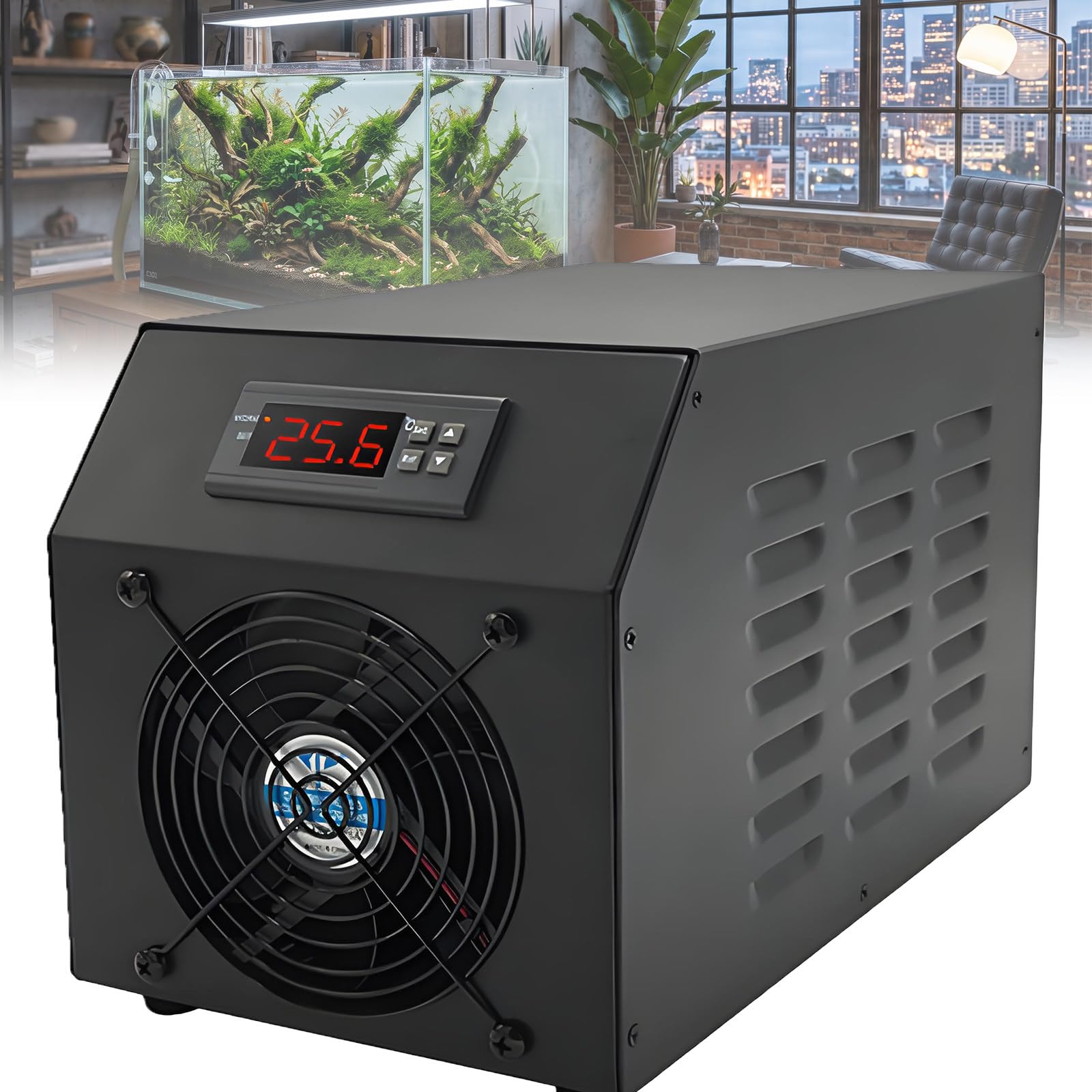 MiyKom Aquarium Chiller Versatile 200W Freshwater and Saltwater CoolOnly