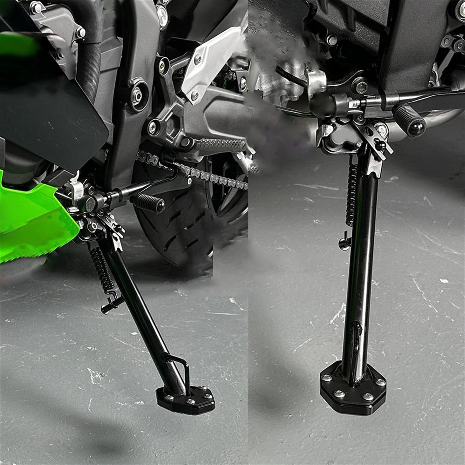Amazon.co.jp: JSDHFQ ZX4R ZX25R サイドスタンド延長プレート