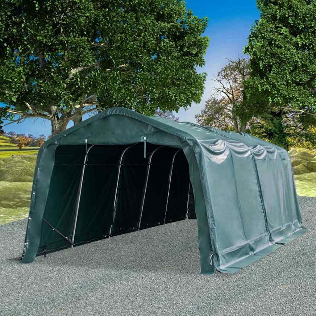 Tenda per pascolo, 3,3 x 8 m, riparo da giardino