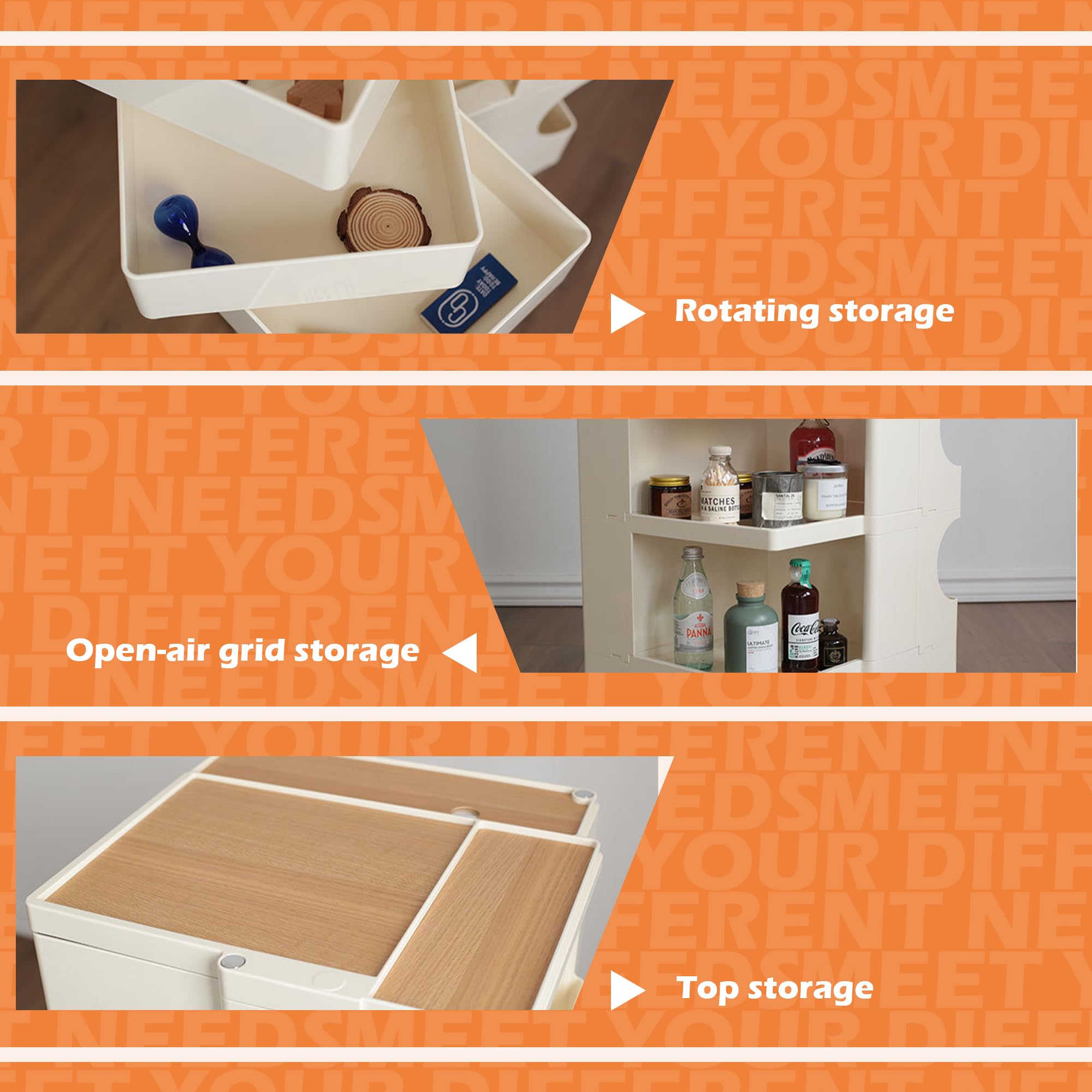Bastelschrank Designer-Aufbewahrungswagen – moderner, Platzsparend und praktisch, die perfekte Lösung zur Organisation Ihres Zuhauses.