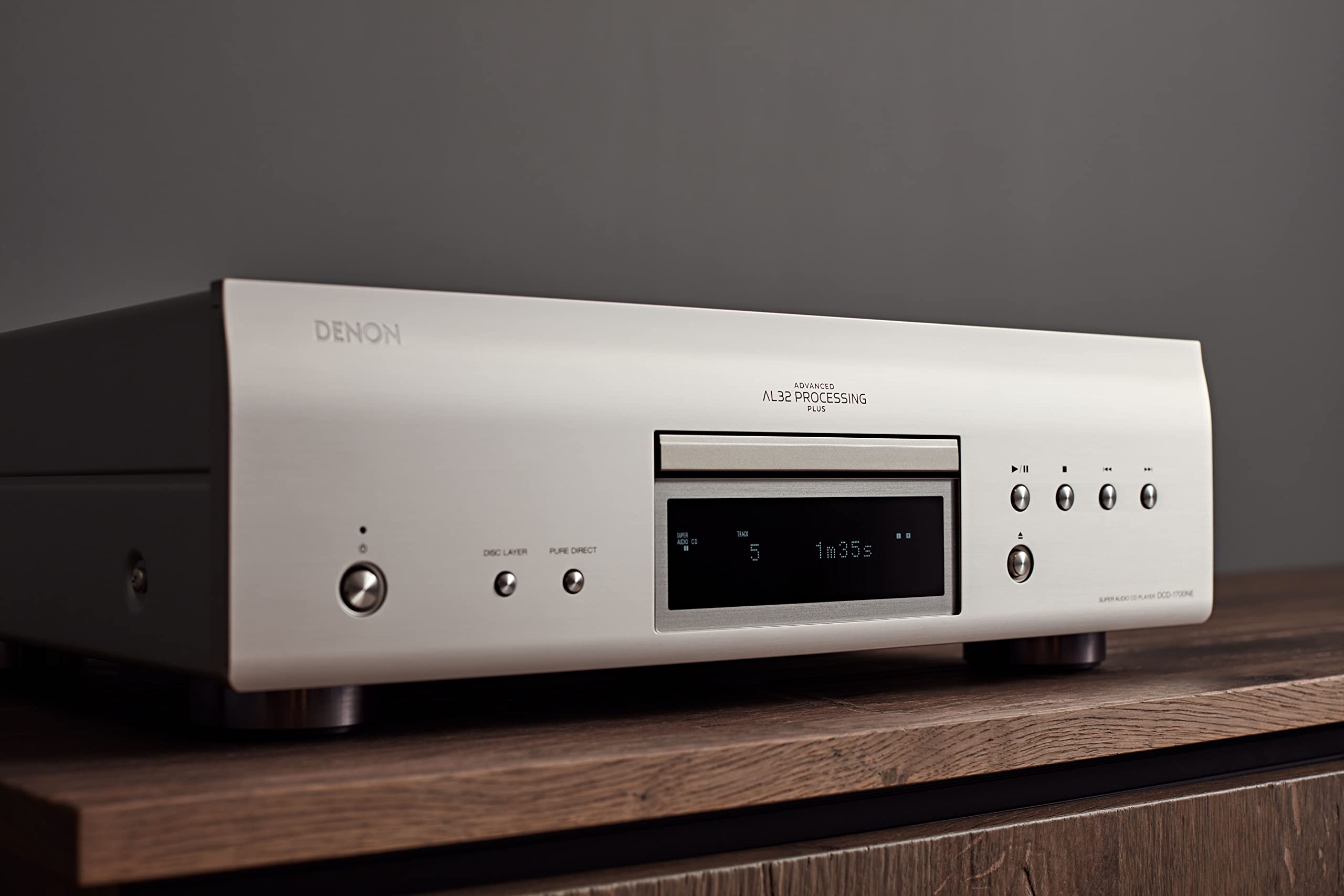 DENON DCD-1700NE, Lettore CD/SACD, Colore Argento
