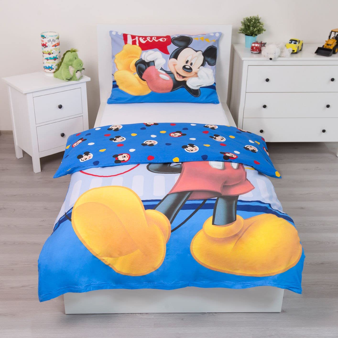 SpiderMan Dekbedovertrek City - Eenpersoons - 140 x 200 cm - Katoen