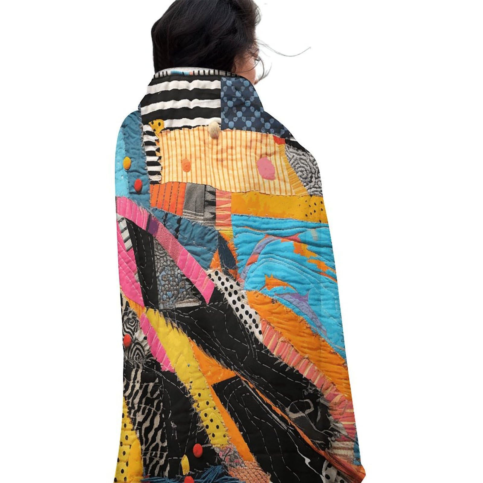 Couverture ronde colorée de 150 cm idéale pour pique-nique et plage