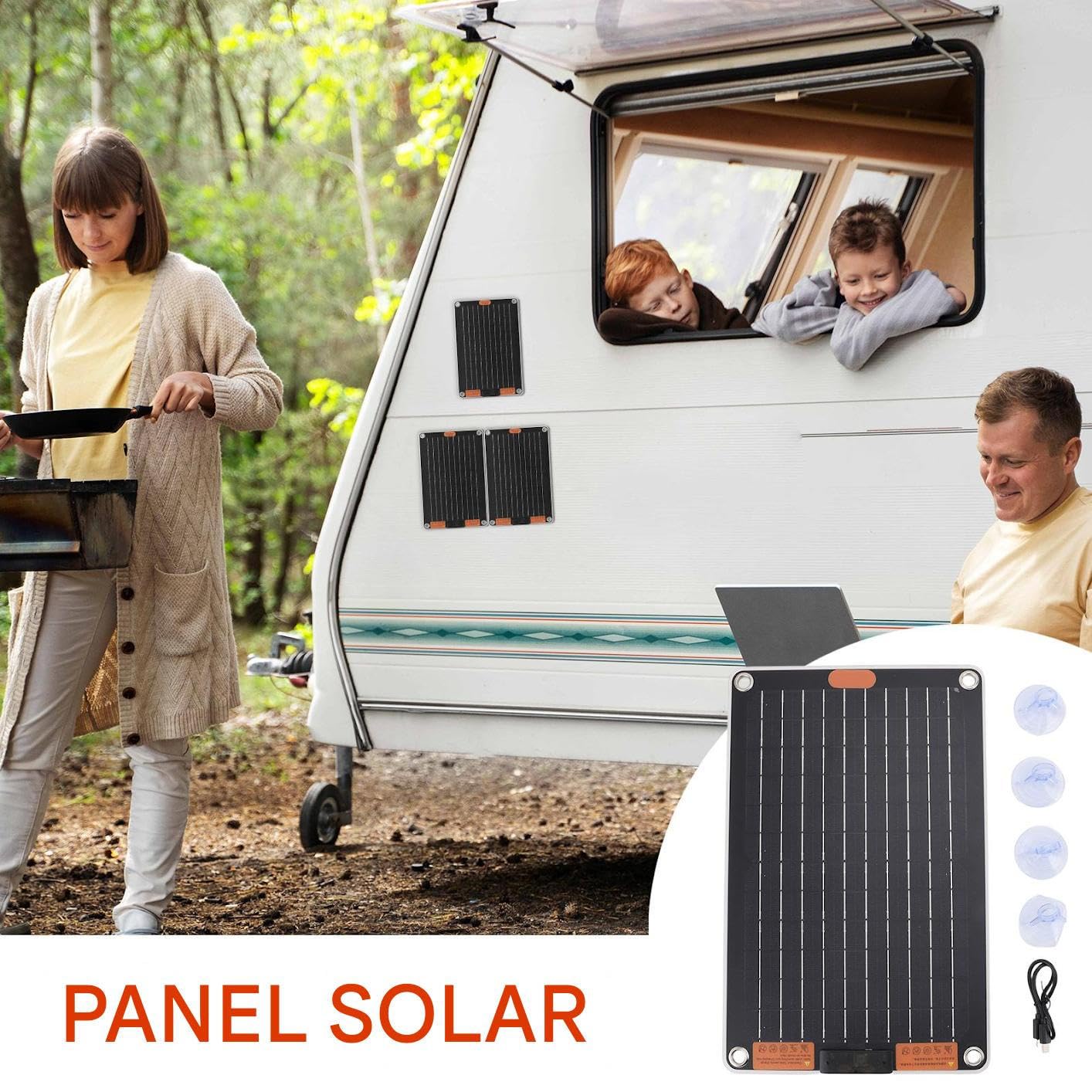 Chargeur Solaire Charge sans fil étanche extérieur avec alimentation